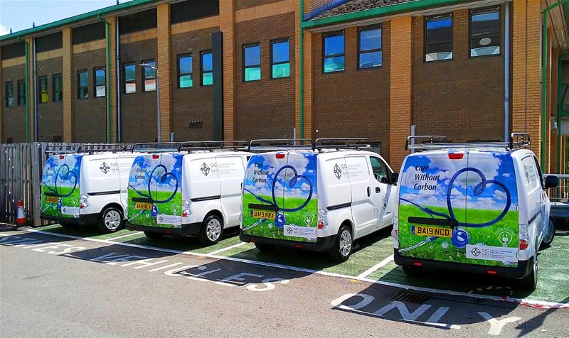 Nhs Vehicles Rear Van Graphics Swansea