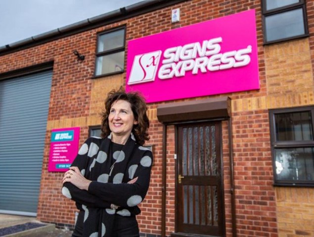 Val Duggan, Co Owner Of Signs Express Leicester & Loughborough