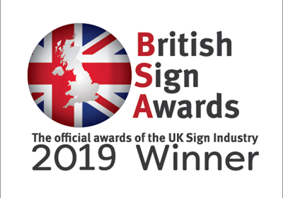 British Sign Awards 2019 Winner
